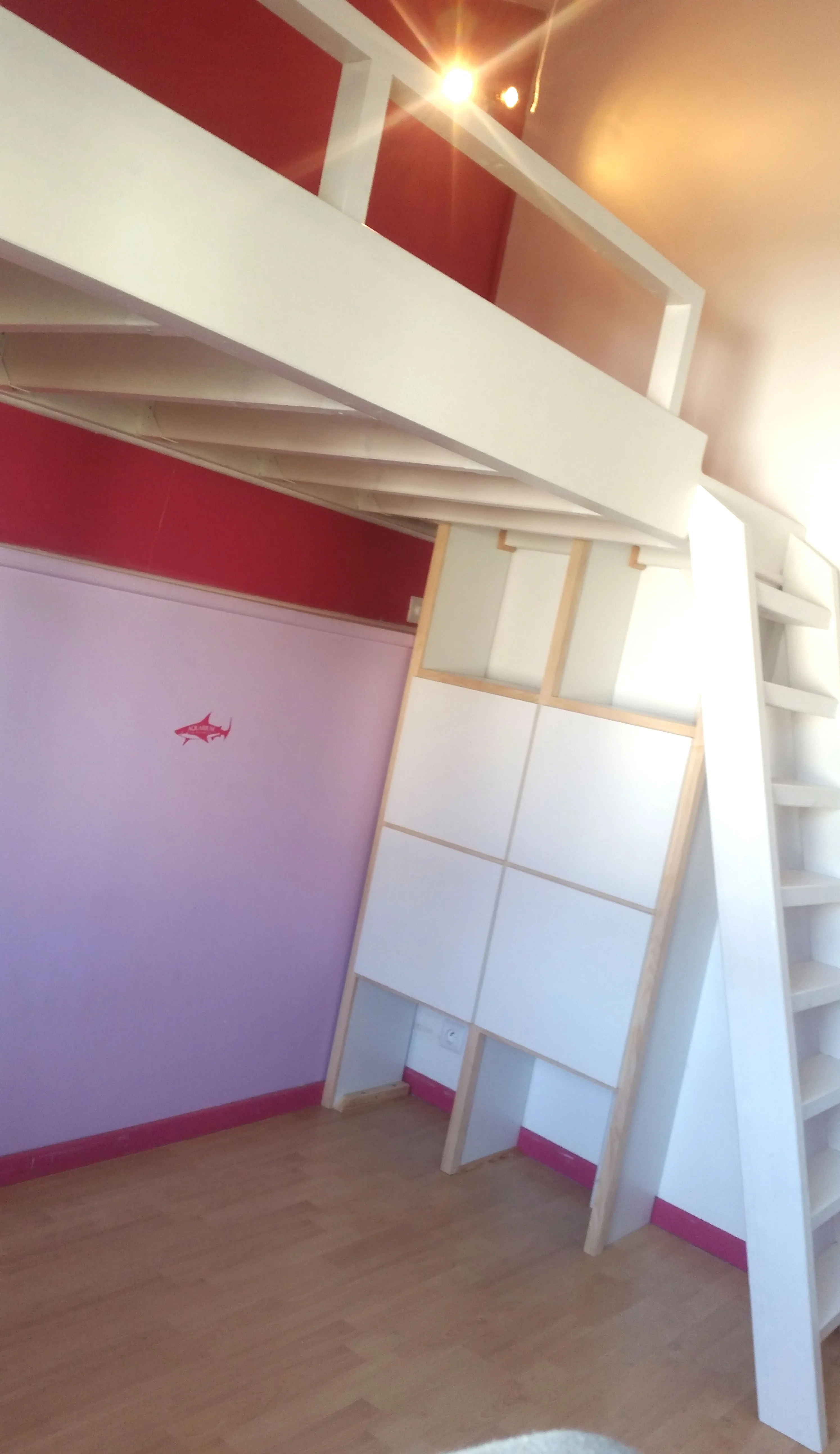 Mezzanine chambre — Couchage & rangement sur-mesure