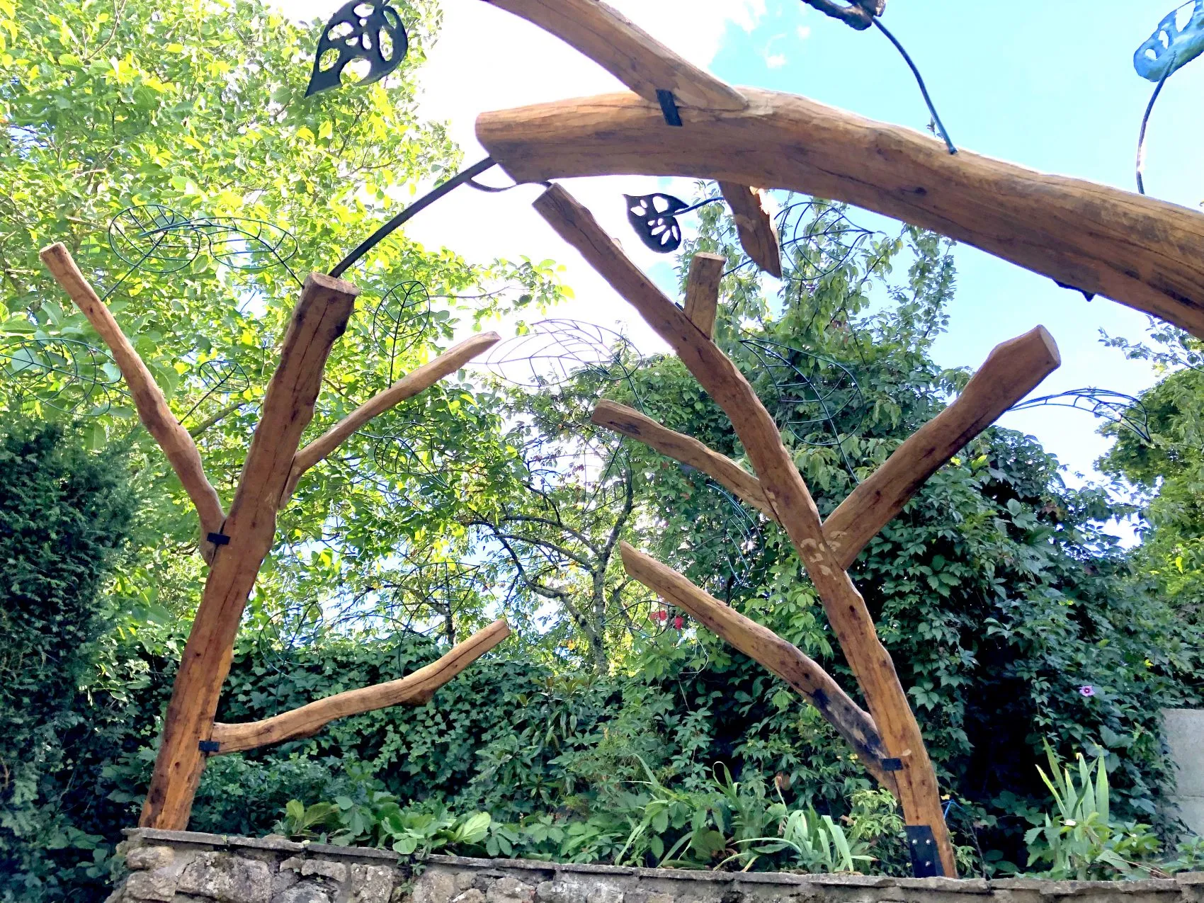 Pergola bois & métal — Structure extérieure sur-mesure